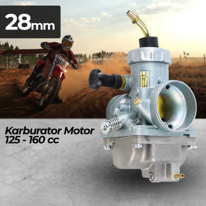 MIKUNI Karburator Motor Carburetor Engine Motorcycle 28 mm - VM24 - Silver