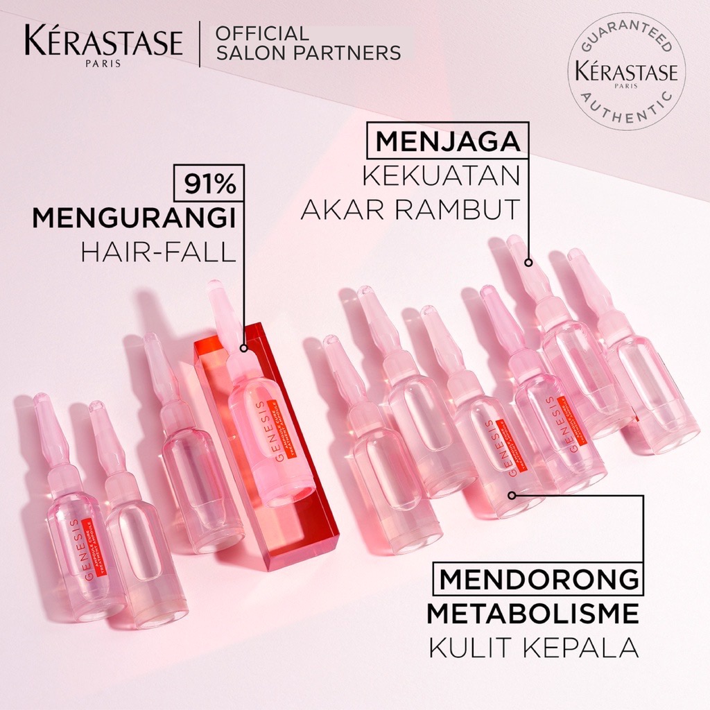 Kerastase Genesis Cure 10*6ml Serum Intensif Anti Rontok &amp; Patah