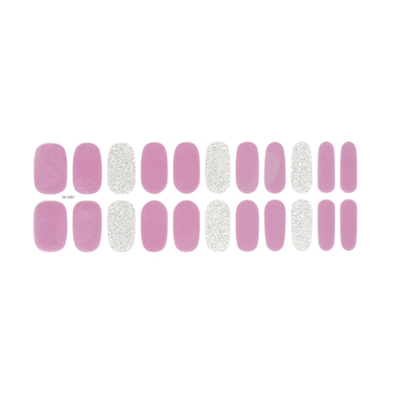 Siy Gel Strips Semi Cured Gel Nail Art Stiker Strip Kuku Tahan Air