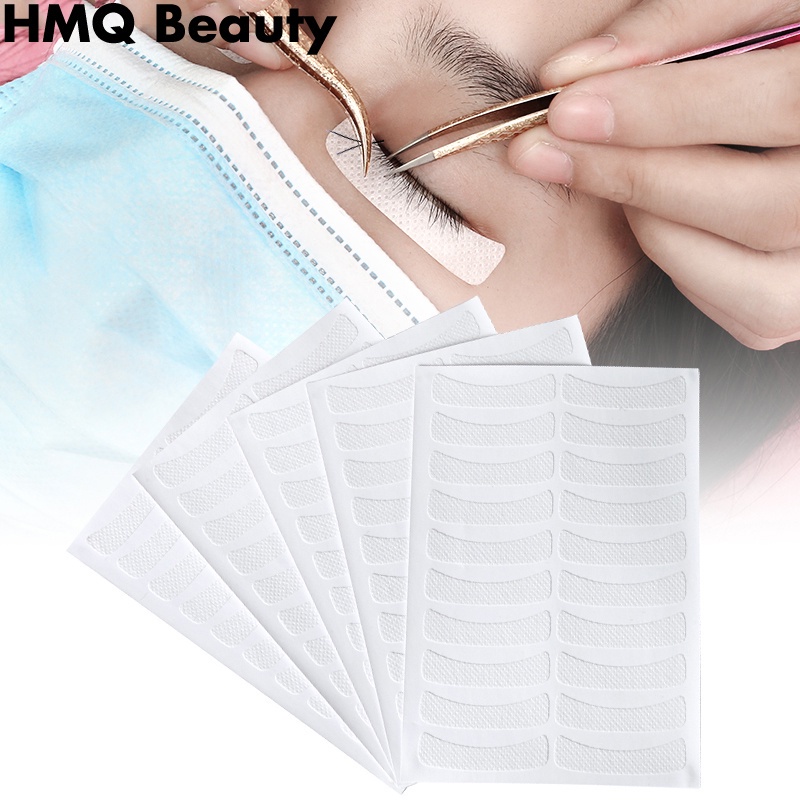 100/200pcs Eyelash Extension Patch Tape Medis Kain Non-woven Di Bawah Mata Bantalan Stiker Lash Extension Aksesoris Alat Makeup