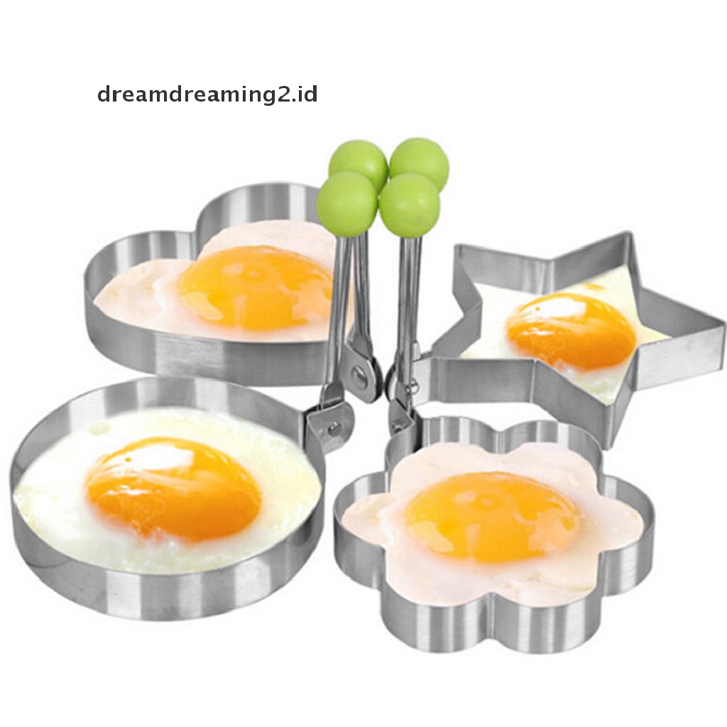 (hot) Cooking Kitchen Tools Stainless Steel Cincin Pembentuk Telur Goreng Cetakan Pancake Mold//