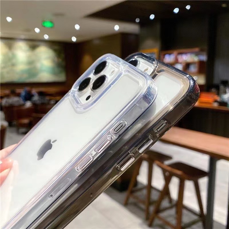 IPHONE Casing Hp Akrilik Ungu Malam Gelap Baru Iphone11 12 13 14 Pro Max Plus X Xs Max Xr 78 Plus SE 2020 Shockproof Case Cover