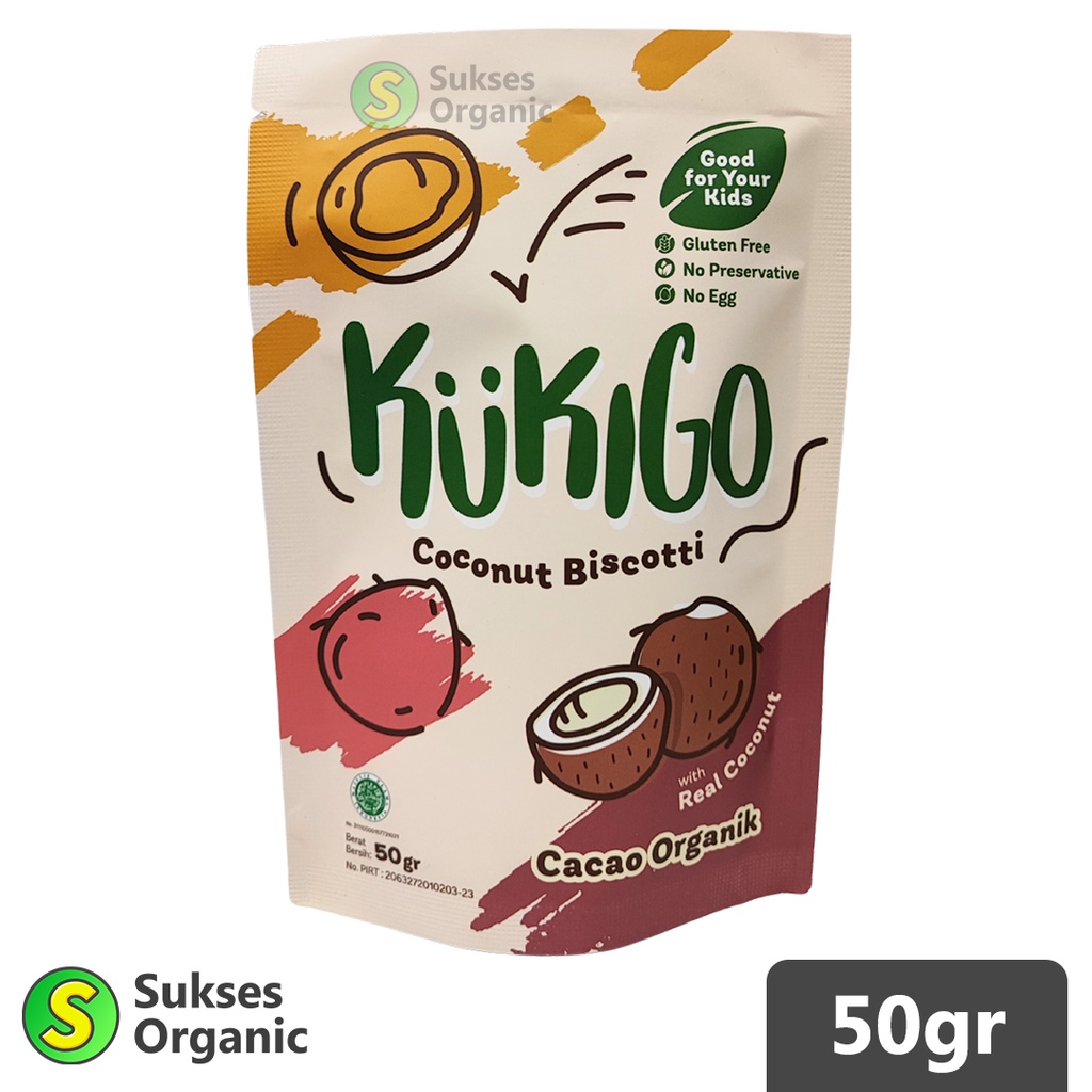 

Kukigo Coconut Biscotti Gluten Free Bhumi Rasa 50gr