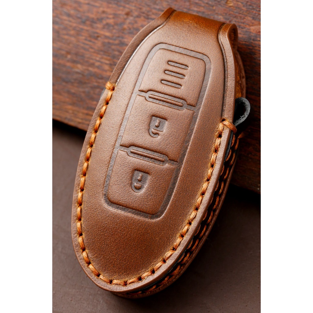 Kulit Case Kunci Mobil Fob Cover Keychain Untuk Nissan Qashqai Juke J10 J11 X-Trail T32 T31 Kicks Tiida Pathfinder Note Untuk Infiniti