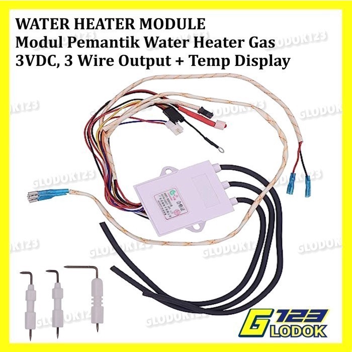 Modul Ignition Igniter Pemantik Gas LPG Water Heater Pemanas Air DC 3V