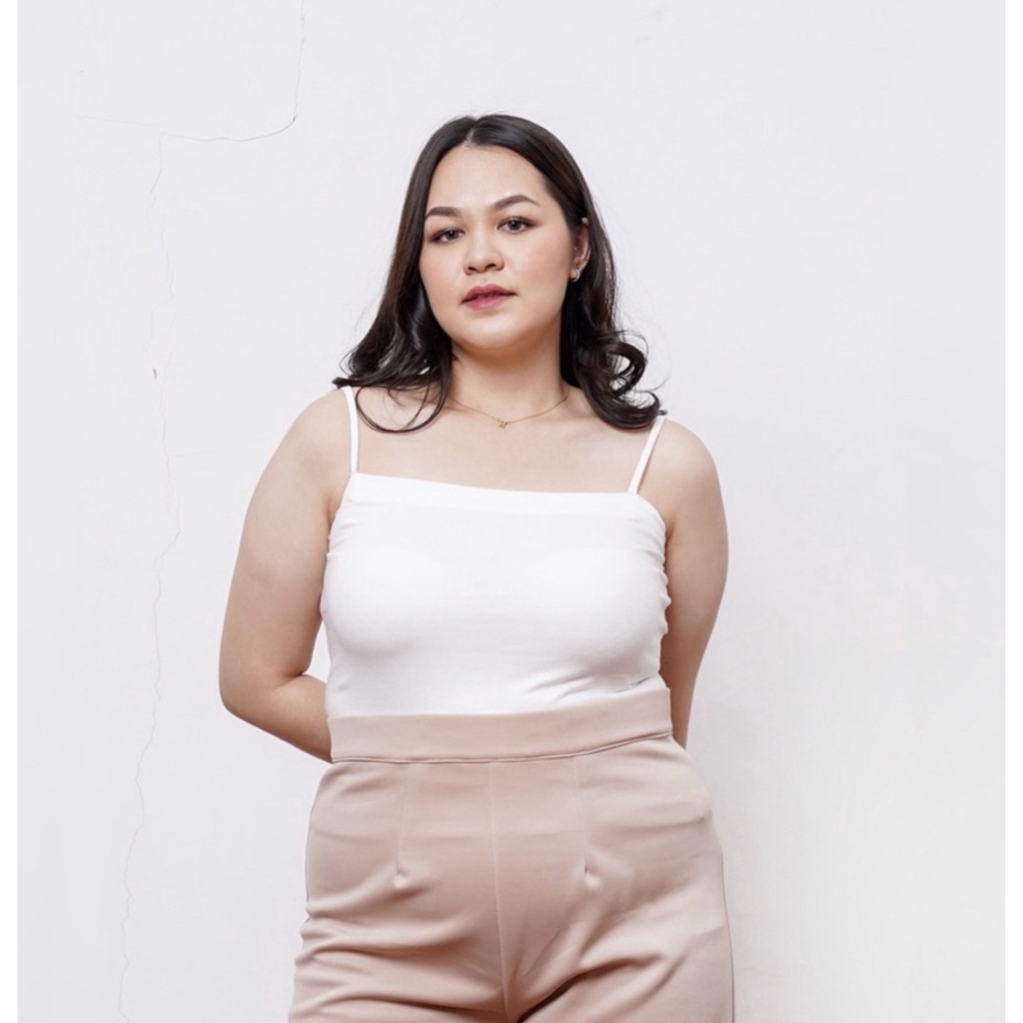 CAMI TANK by Peachy Tank Top Tali Spaghetti Camisol Cotton
