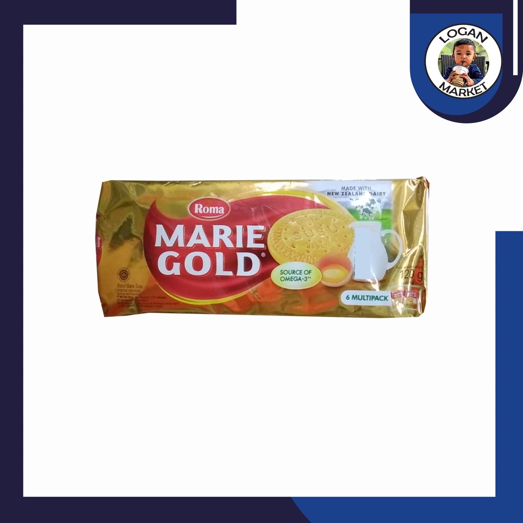 

Roma Marie Gold Biskuit 120gr 120 gram 120gram (6 Sachet 20gram 20 gram)