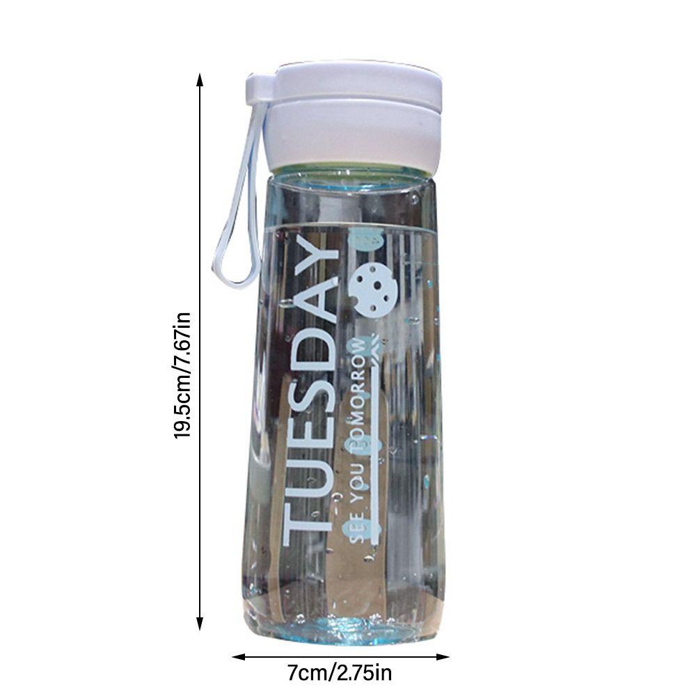 Populer Botol Air Minum 450ml Travel Sport Perlengkapan Outdoor Tahan Pecah Tahan Panas