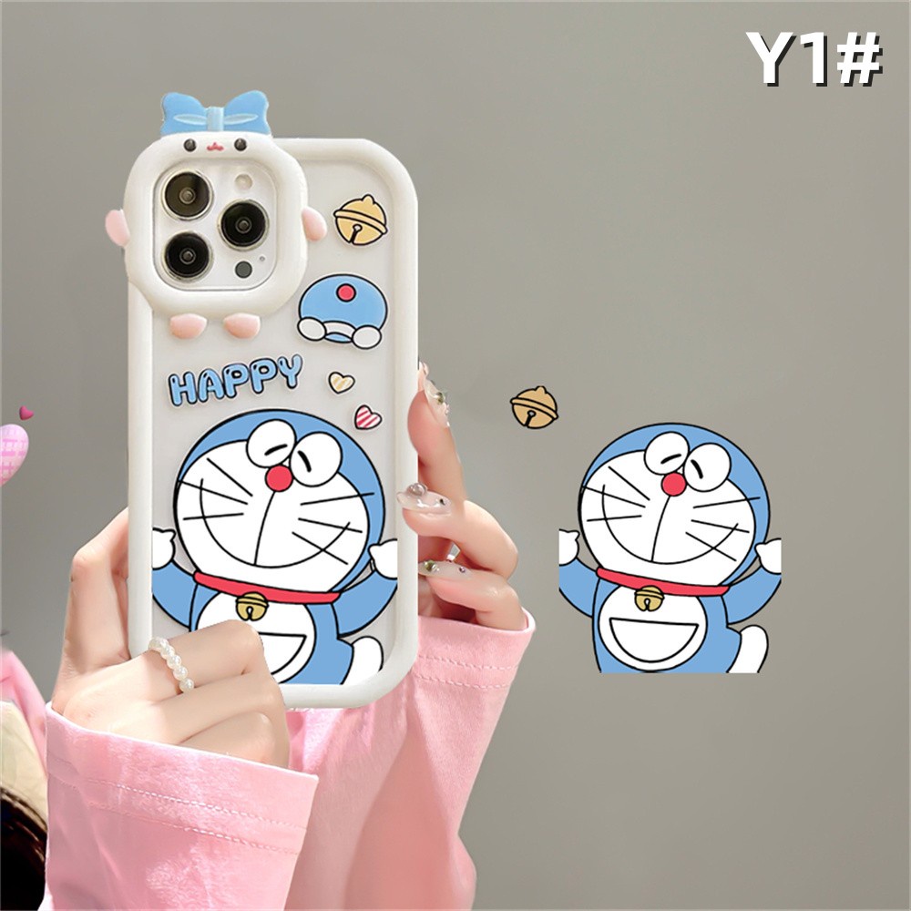 Casing Imut Redmi Note11 Pro Note 11S 10C 10A 10 9C 9A 9T 9 Note10 5G 10s Note9 Note8 Poco X3 NFC M3 Doraemon Dan Hello Kitty Phone Cover