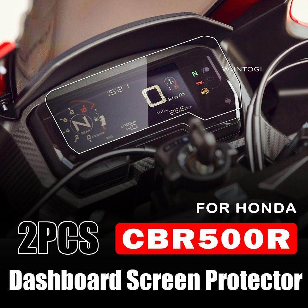 POPULAR 2pcs Speedometer Film Pelindung Anti Gores Pengganti Aksesoris HD Tempered Glass Untuk HONDA CBR500R CB500F CB500X CBR650R CB650R 2019 2020