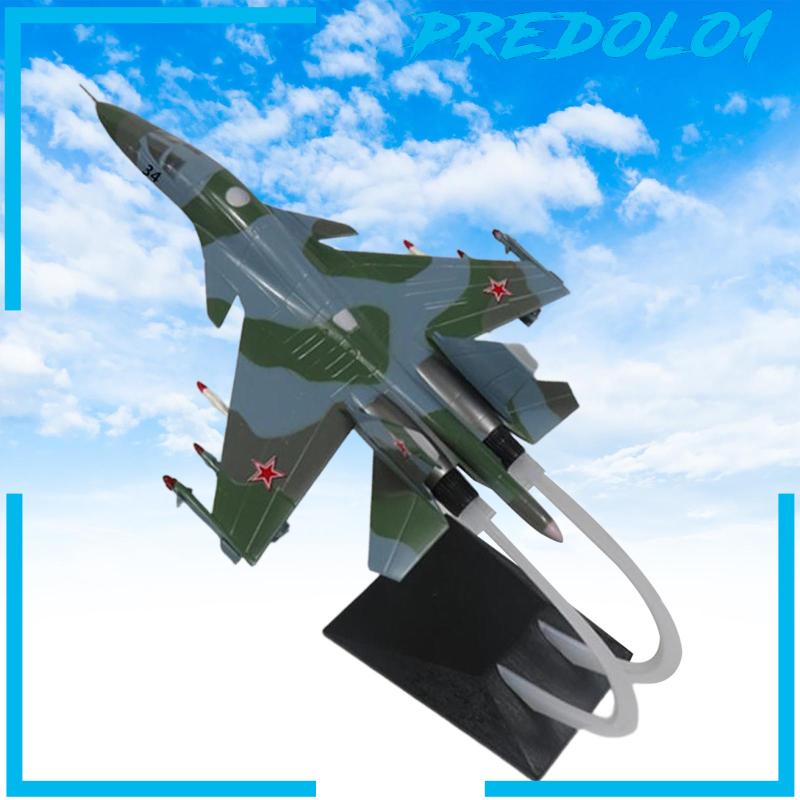 [Predolo1] Mainan Model Pesawat SU34 Fighter SU34 Realistis Pesawat Tempur Untuk Dekorasi Meja