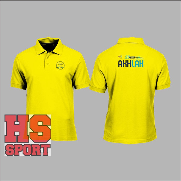 POLO HUT KE 25 TAHUN BUMN UNTUK INDONESIA - BAJU KERAH BUMN- POLO BUMN