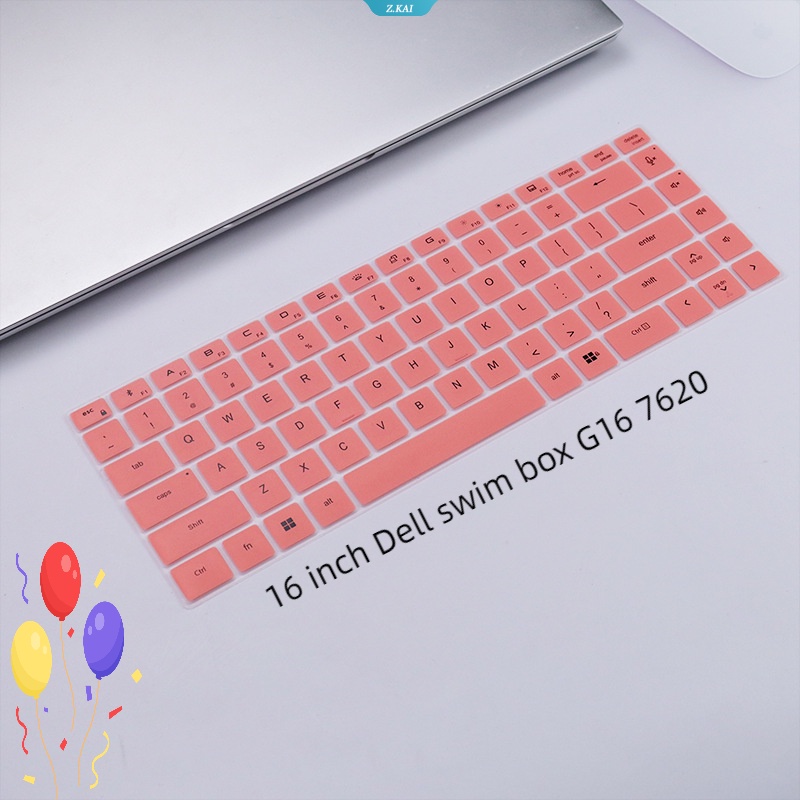 Sarung Keyboard Untuk Model Nomor16Inci Dell Swim Kotak G16 7620 Silikon Anti Air Pelindung Kulit Penutup Debu Laptop [ZK]