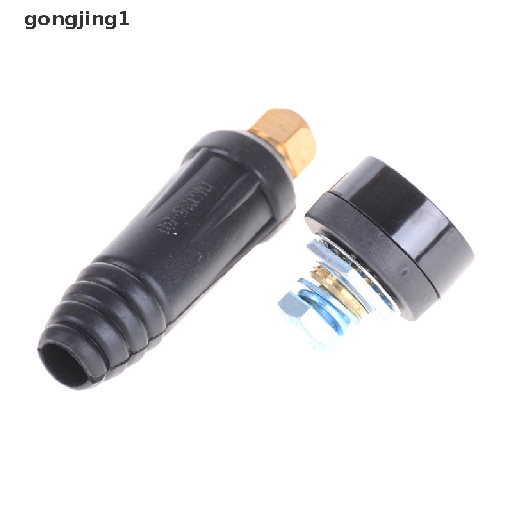 Ggg 1set DKJ35-50 Quick Fitg Male Female Konektor Plug Adaptor Mesin Las ID