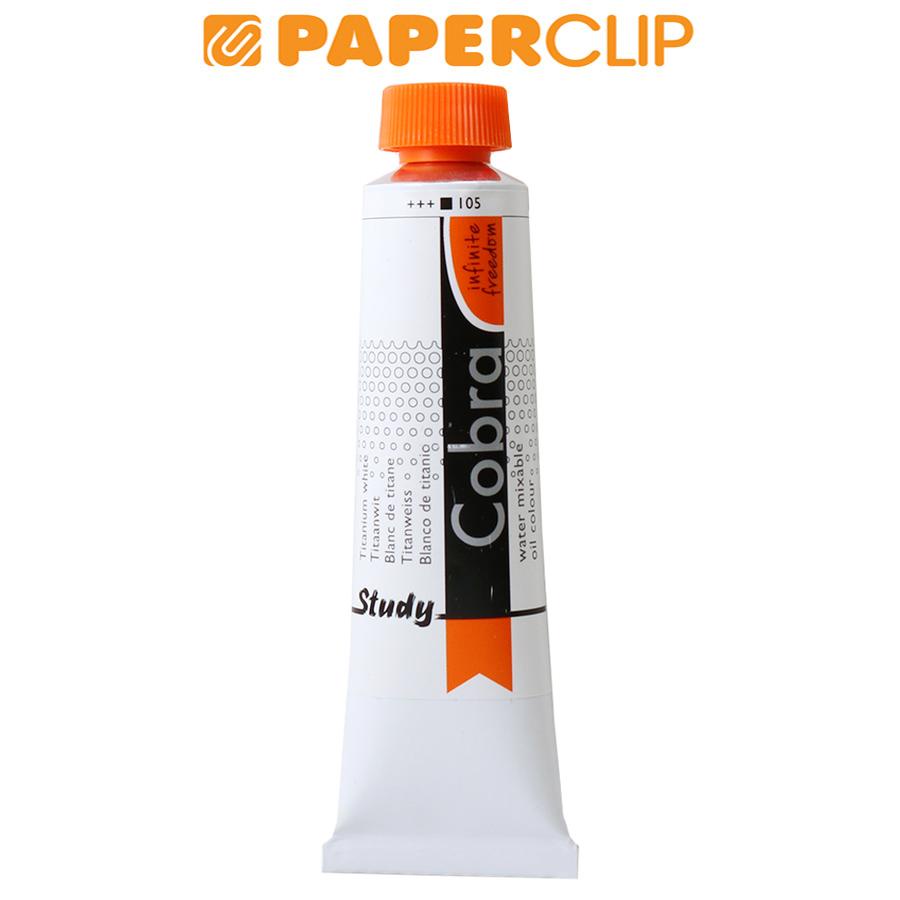 

CAT MINYAK / OIL COLOR COBRA STUDY 40ML 25051050 TITANIUM WHITE