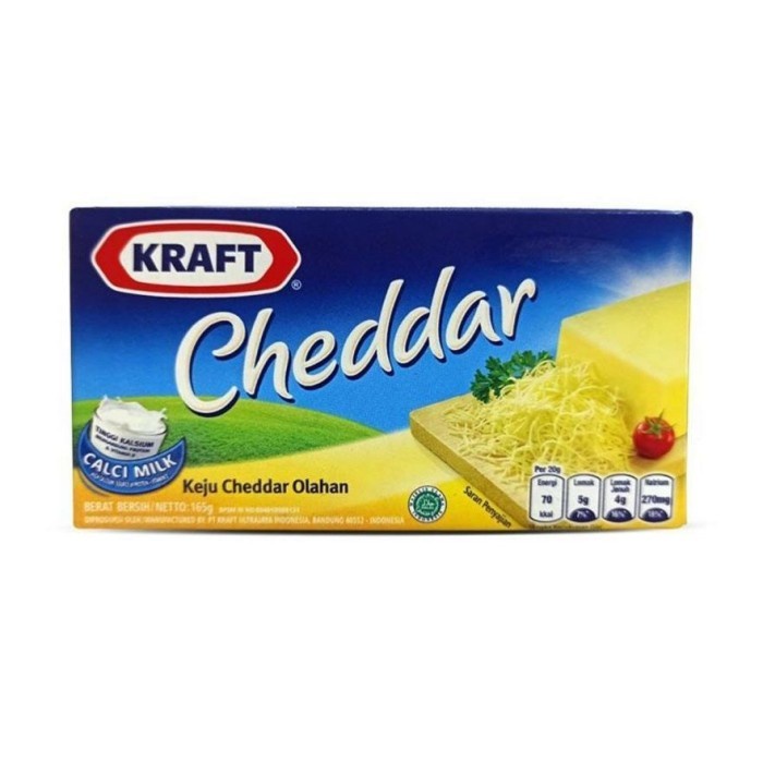 

Kraft Cheddar 165/150gr - 1 Pak - OBOR FOOD