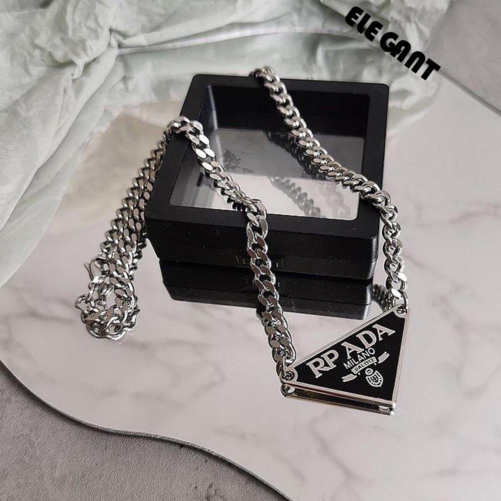 [Elegan] Kalung Korea Elegan Manis Trendy Untuk Anak Perempuan Huruf Titanium Steel