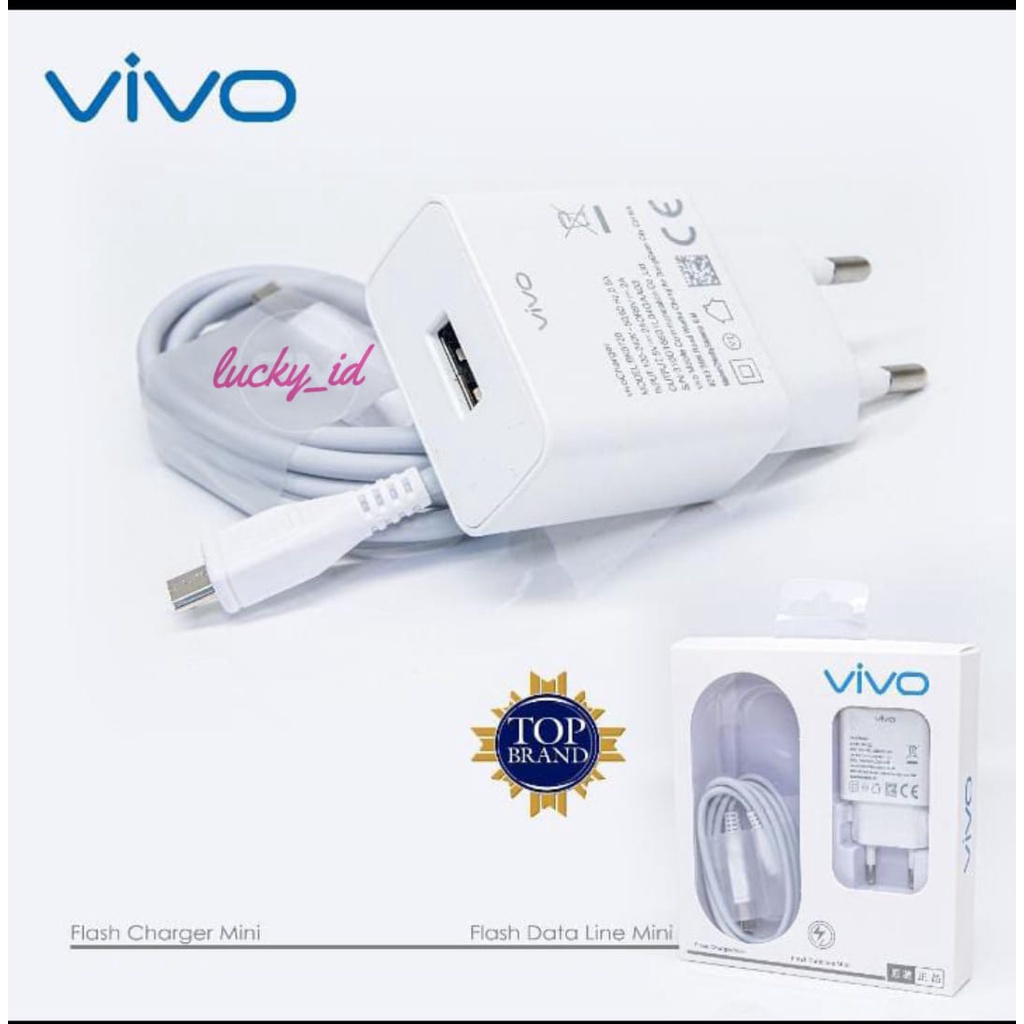 CHARGER VIVO Y91 Y93 Y95 Y81 Y71 USB MICRO FAST CHARGING 2.A 9V ORIGINAL oem