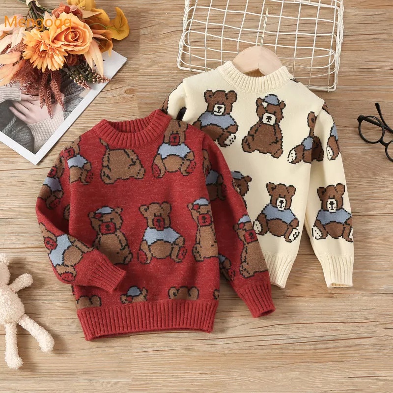 KALILA - GRIZZLY Kids Sweater Rajut Anak Premium Tebal Usia 0 - 4 Tahun