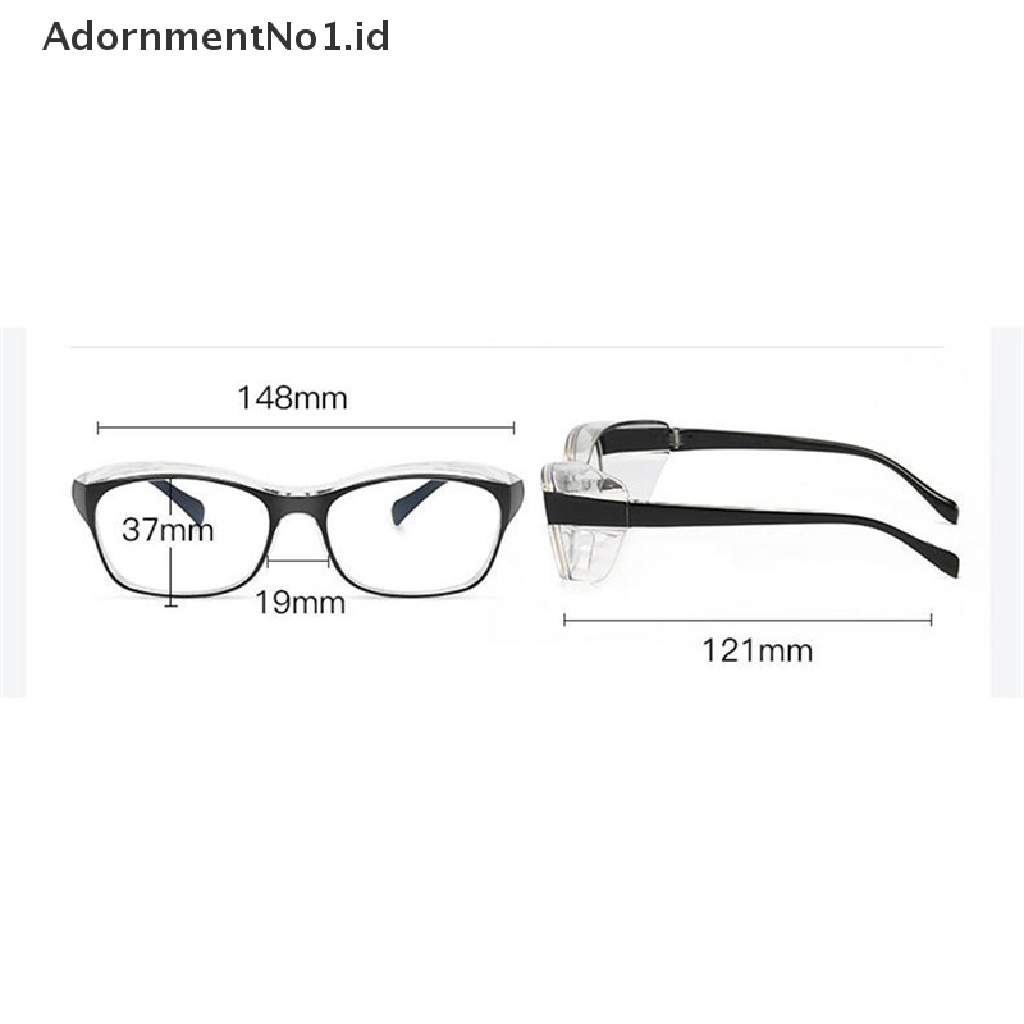 [AdornmentNo1] Kacamata Anti Angin, Pasir, Kabut Asap Eyeglasses Frame Anti-Blue Light Blocking Eyewear [ID]