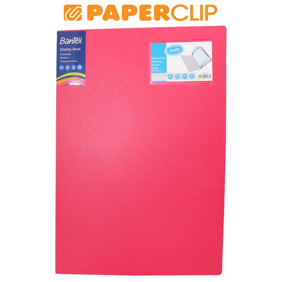 

DISPLAY BOOKS / CLEAR HOLDER BANTEX 3183 FOLIO 20 63 MELON
