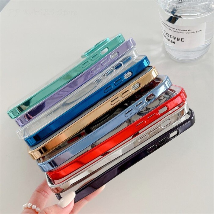 SOFT CASE MAGSAFE ELEKTROPLATING FOR IPHONE 13 13 PRO 13 PRO MAX -BC21