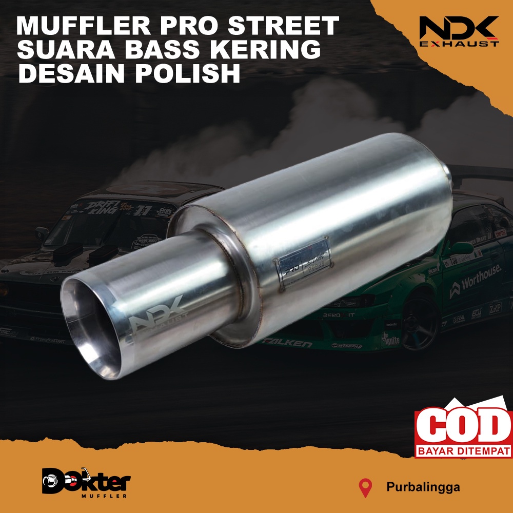 KNALPOT RACING MOBIL NDK EXHAUST PRO STEET SILINCER KENALPOT MOBIL RACING NDK EXHAUST PRO STREET POL