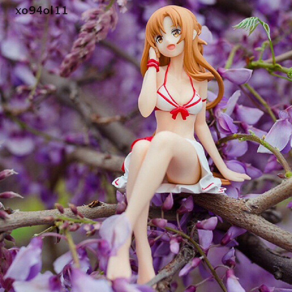 Xo 11cm Anime Sexy Action Figure Sitg posture Nyasna handmade Boneka Mobil Dekorasi Mainan Hadiah OL