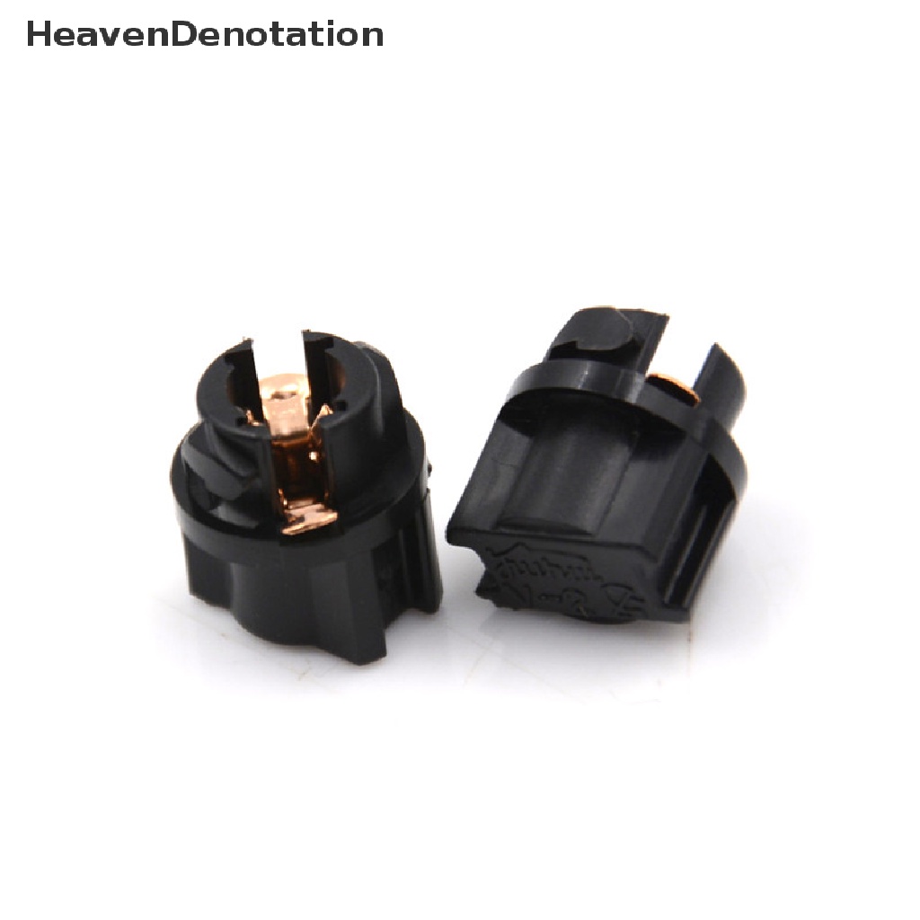 [HeavenDenotation] 10pcs T5 Socket Twist Lock Instrumen Panel Cluster Plug Dash Light Bulb HDV