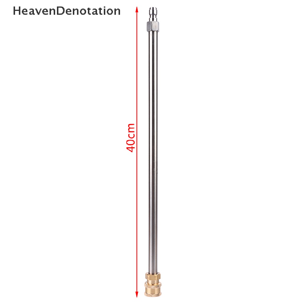 [HeavenDenotation] Power Washer Lance 1per4inch Batang Ekstensi Mesin Cuci Tekanan Tinggi Telescoping HDV