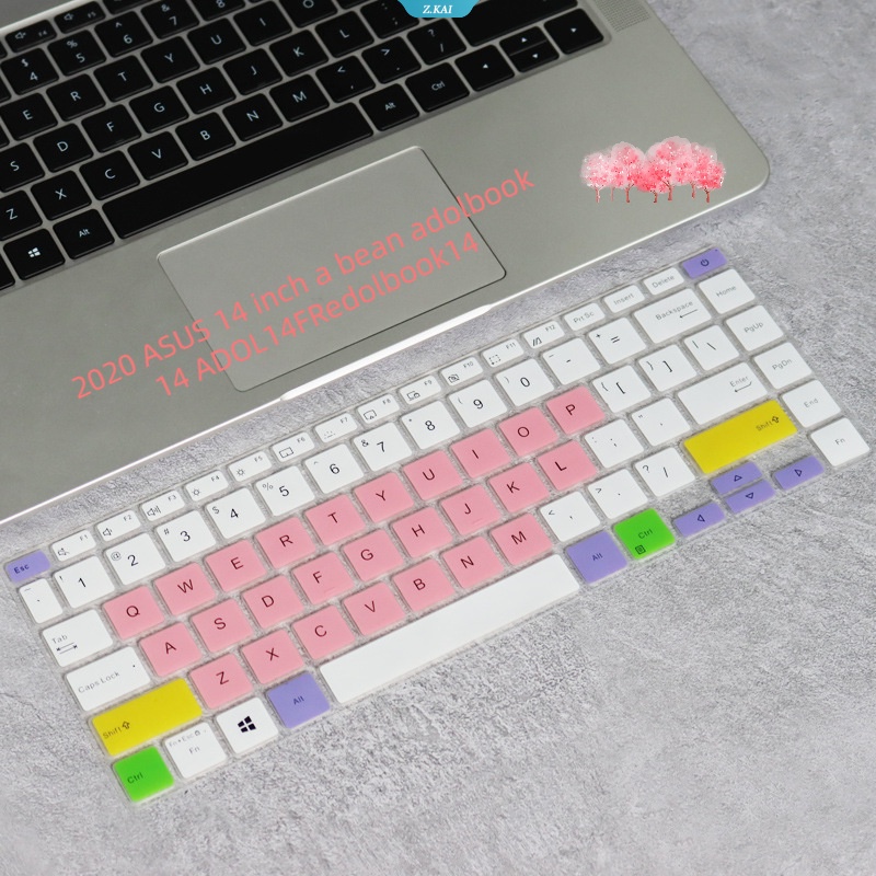 Sarung Keyboard Komputer Untuk Model2020 ASUS 14inch Kacang Adolbook14 ADOL14FRedolbook14 Silikon Keyboard Protection Kulit Film Tahan Debu [ZK]