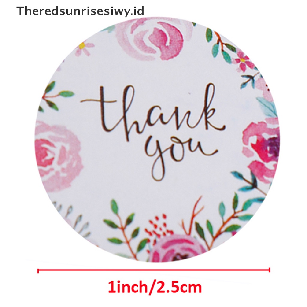 # Kado Mom &amp; PAPA DIY # Stiker Thank You Label Segel Stiker Lucu 500Pcs Per Roll Stationery Sticker~