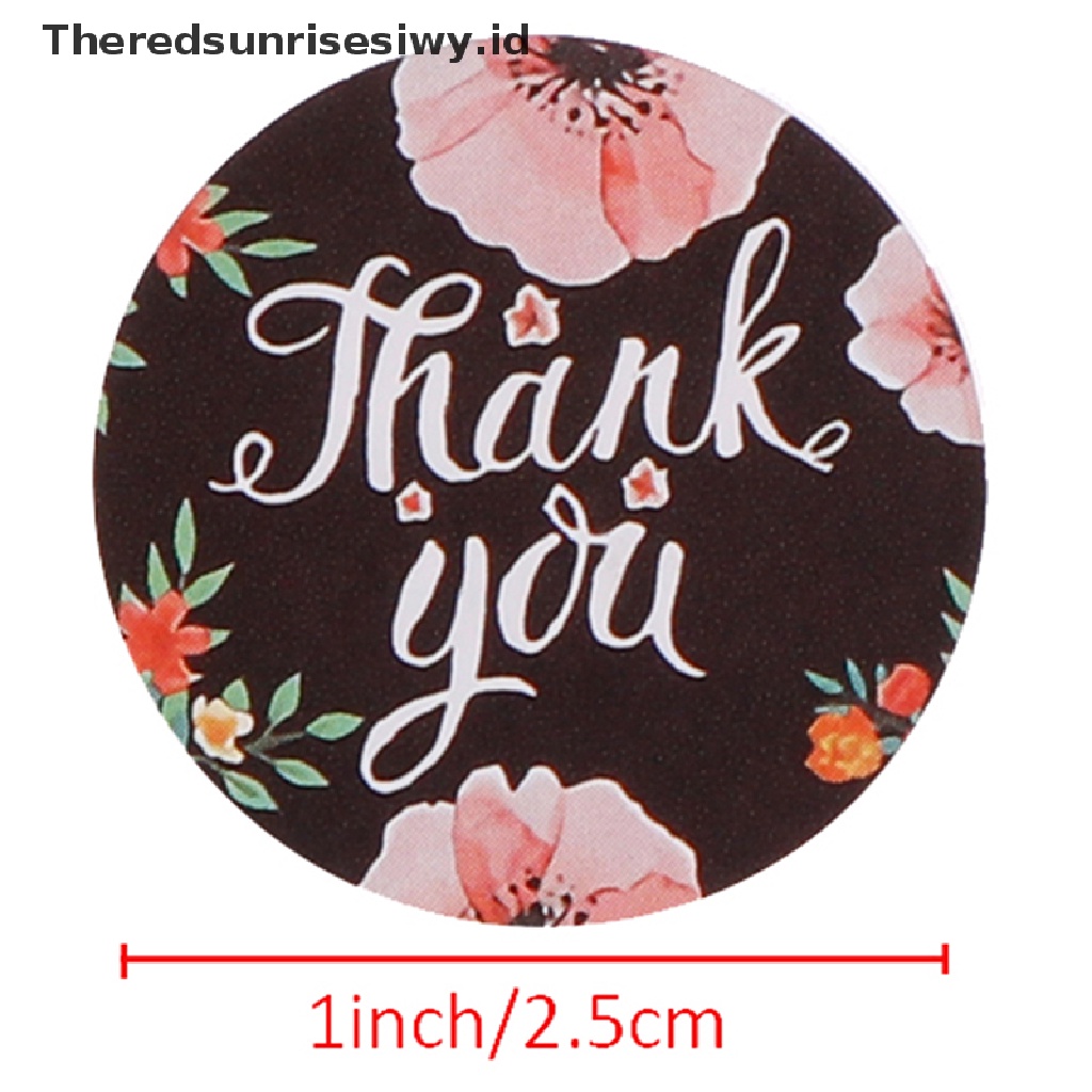 # Kado Mom &amp; PAPA DIY # 500pcs Stiker Thank You Label Segel Untuk Stiker Scrapbooking Pesta Pernikahan~