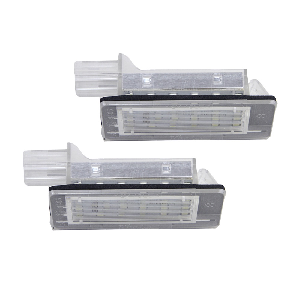 2pcs Lampu Plat Nomor LED Untuk Renault Captur Espace Fluence Grand Scenic Laguna Lintang Untuk Dacia Duster Lodgy Logan