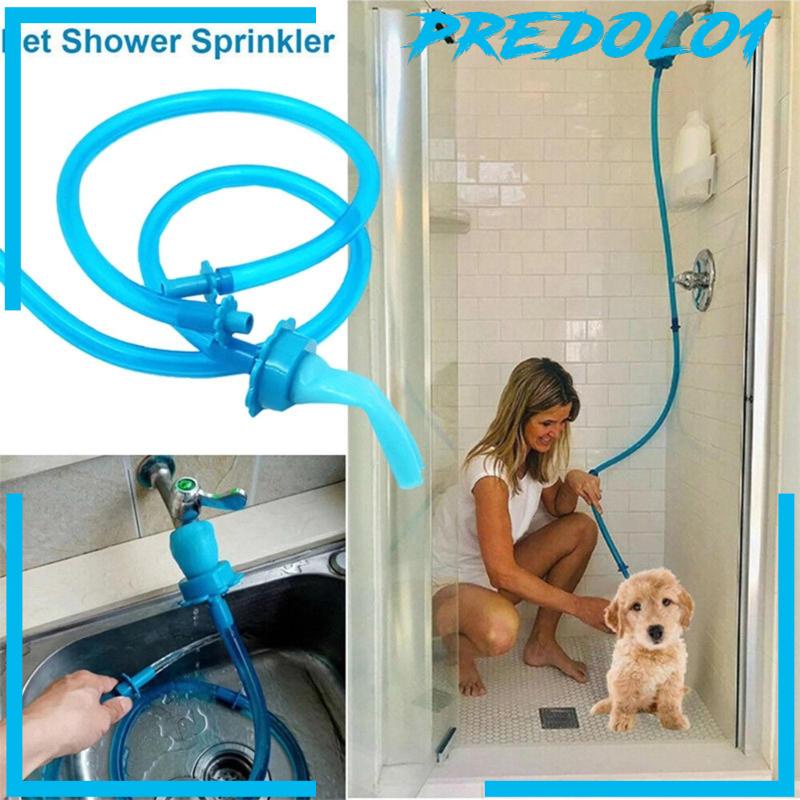 [Predolo1] Pets Shower Hose Silicone Bathtub Pet Rinser Untuk Di Dalam Ruangan Membilas Sayuran