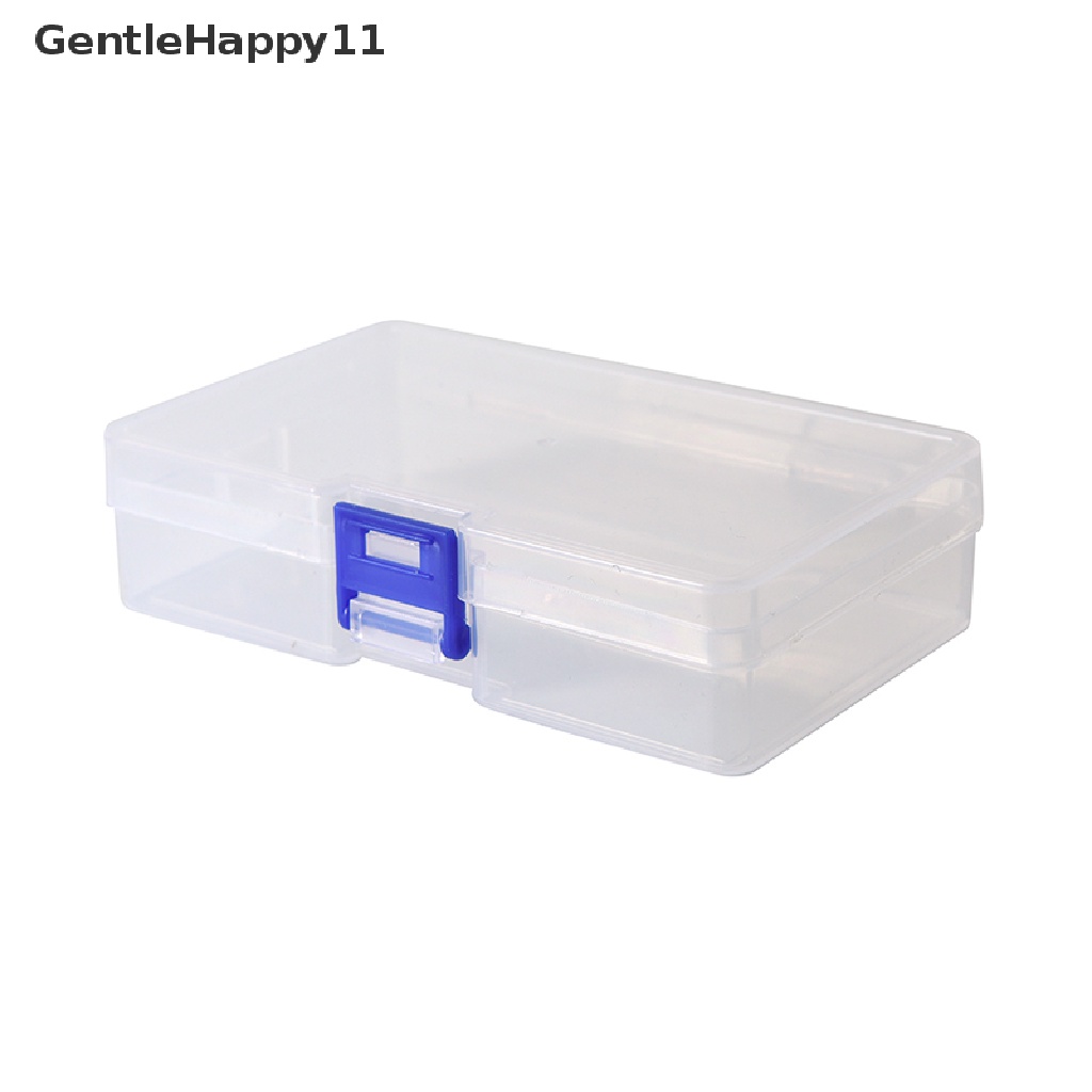 Gentlehappy 1pc Transparan Pemikat Pancing tackle hook Kotak Penyimpanan Plastik Wadah case id