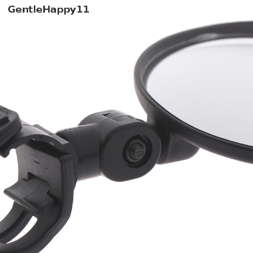 Gentlehappy Kaca Spion Adjustable Sepeda Wide-angle Convex Mirror Gagang Silikon id