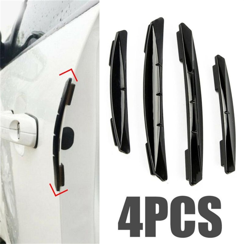 [AYBX] 4pcs Strip Bumper Pintu Colloid Anti-Tabrakan Stiker Perekat Anti Gores Untuk Body Mobil Strip Hias