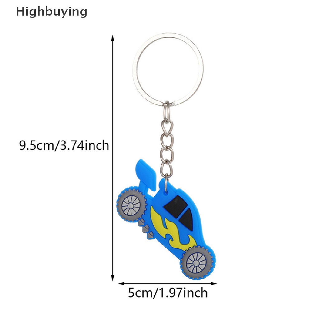 Hbid Kartun Pvc Gantungan Kunci Mobil Meteal Holder Key Ring Karet Lembut Liontin Gantungan Kunci Backbag Gantung Perhiasan Anak Hadiah Glory