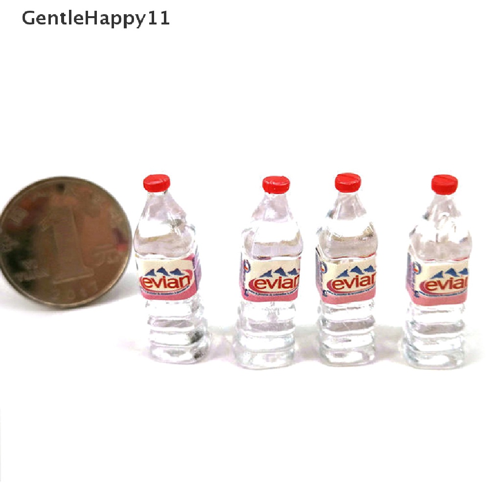 Gentlehappy1:12 4Pcs Botol Air Rumah Boneka Miniatur Mainan Boneka Aksesoris Dapur id