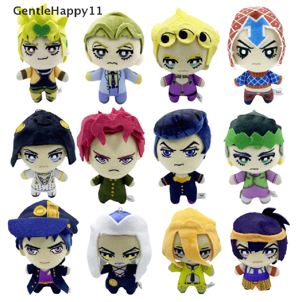 Gentlehappy Jojo's Bizarre Adventure Bugatti Abacio Fukuoka Toaro Plush Pendantmainan Mainan id