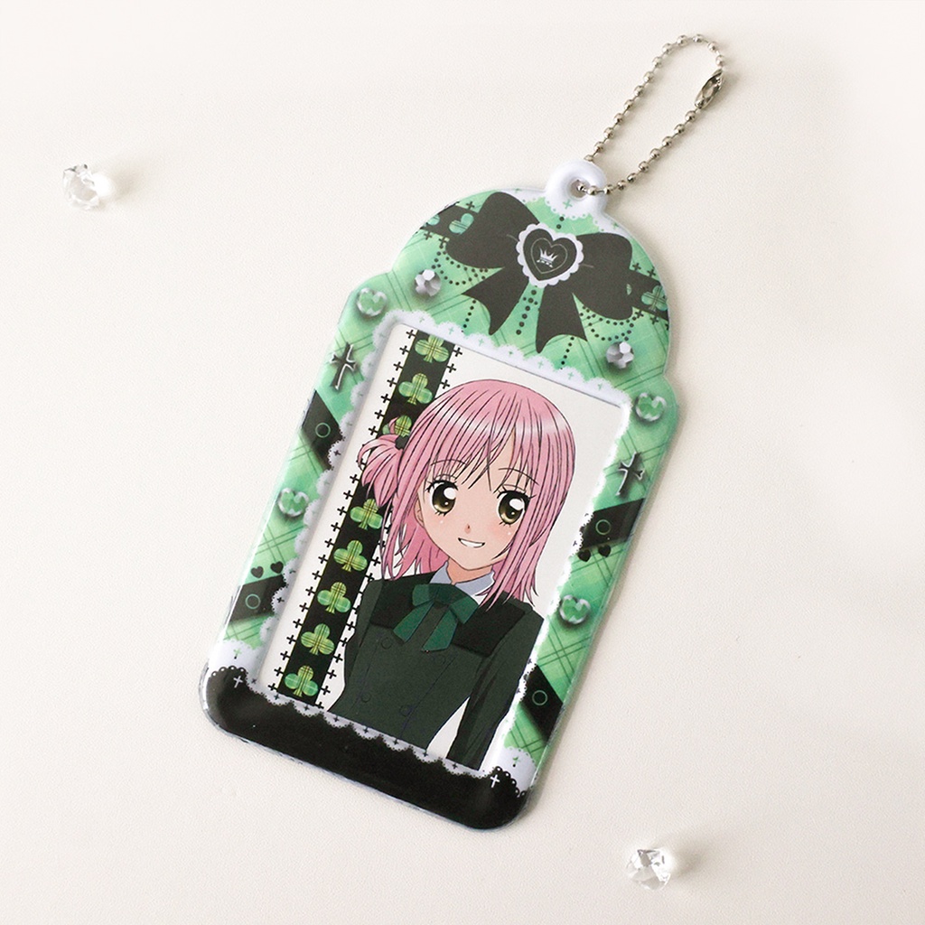 Galicici Guardian Sweetheart Collection Same Card Case/Gaya Cewek Pinggiran Renda/Tempat Penyimpanan Kartu Kecil Polaroid ID Pelajar