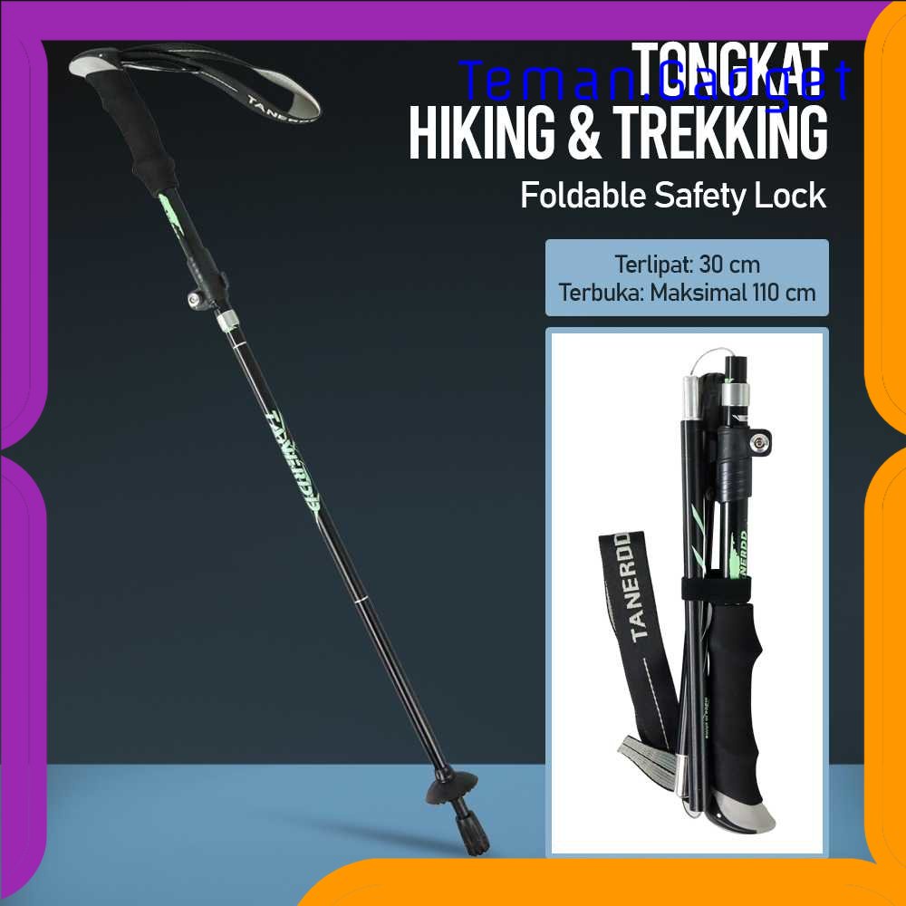 TG - OLR TANERDD Tongkat Hiking Trekking 110 cm Foldable 30 cm with Safety Lock - 101