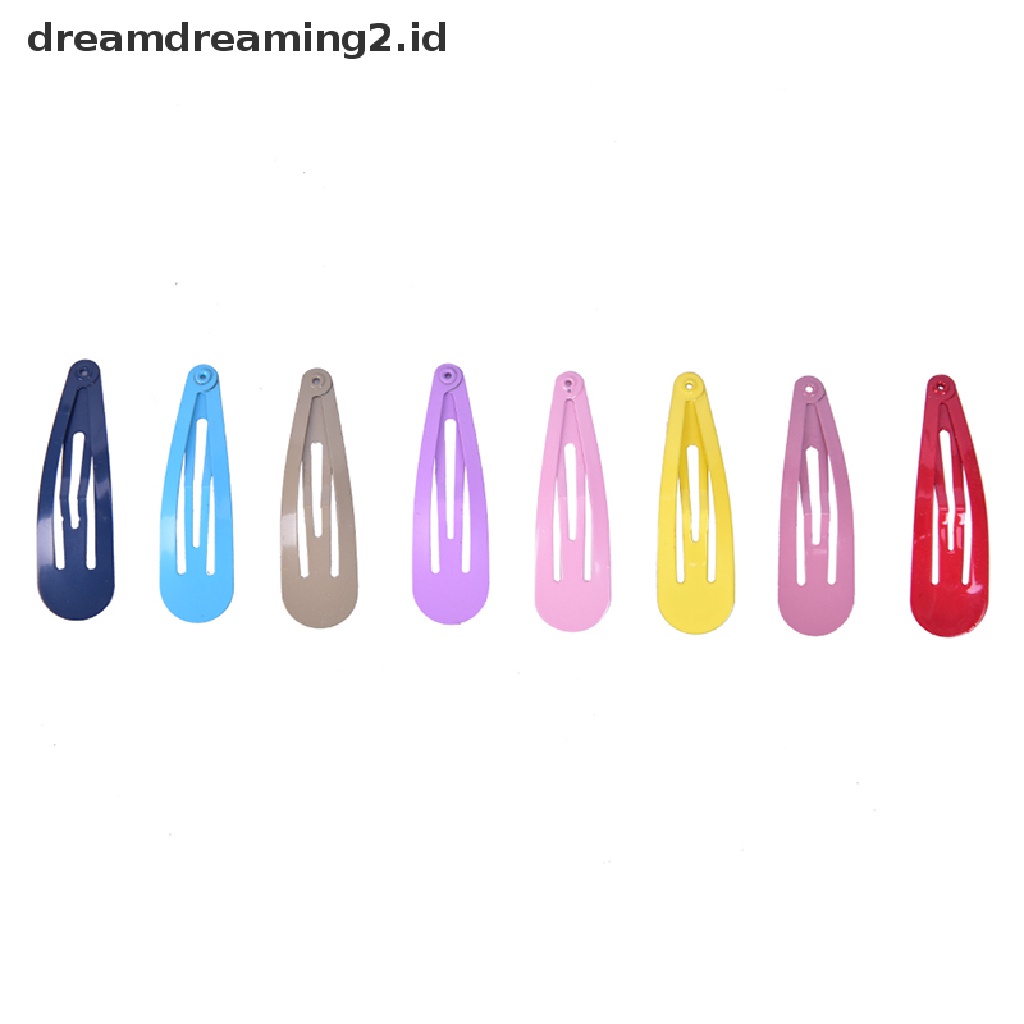 (dream) 50pc Jepit Clip Rambut Bahan Metal Warna Campur Untuk Anak Perempuananak Bayi Wanita//