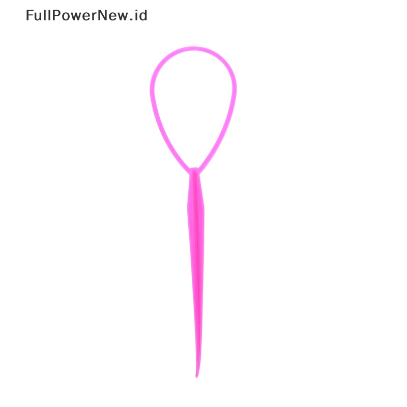 Power 4Pcs/set Kepang Alat Loop Elastis Rambut Pita Ekor Sisir Logam Pin Mengepang Sisir ID