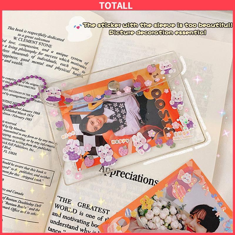 COD Stiker Laser Kartun Pola Kecil Tahan Air Untuk DIY Bahan Scrapbook-Totall