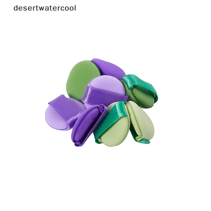 Deid 4/8Pcs Puff Kosmetik Mini Bentuk Jari Jempol Air Cushion Spons Alat Makeup Martijn