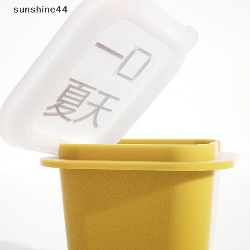 Sunshine Mandiri Es Batu Besar Ice Tray Cetakan Silikon Penyimpanan Rumah Membuat Ice Box ID