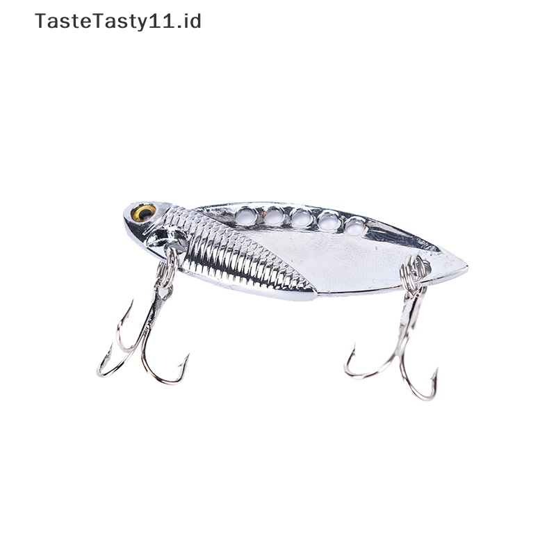 Tastetasty 5PCS Lot Metal VIB Blade Umpan Pancing Engkol Bass Hook Tackle 5cm 11g.