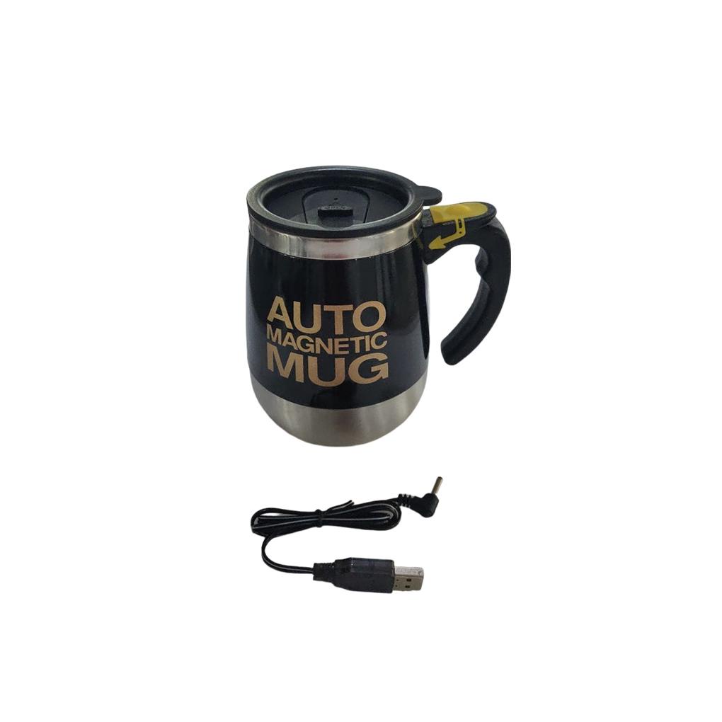 400ml Otomatis Self Stirring Mug Stainless Steel Kopi Teh Mixing Cup Mixer Penyimpanan Air Termal Menyajikan Cangkir Pasokan